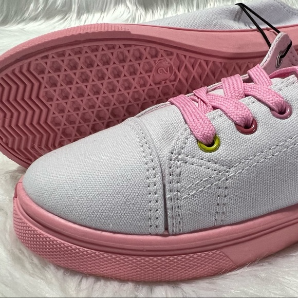 JOSINY Kids Shoes - Casual Toddler Canvas Sneakers Slip On Lazy Tennis Loafers - Picture 8 of 10